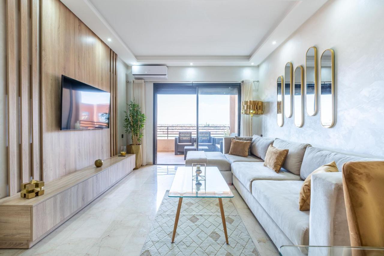 New! Superbe Appartement A Majorelle,Terrace,Iptv. Marrakesz Zewnętrze zdjęcie