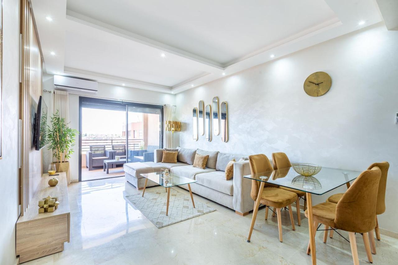 New! Superbe Appartement A Majorelle,Terrace,Iptv. Marrakesz Zewnętrze zdjęcie